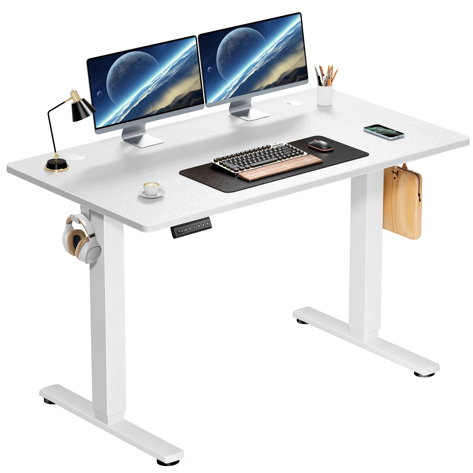 Height Adjustable Electric Desk 40x24 Inch Ergonomic