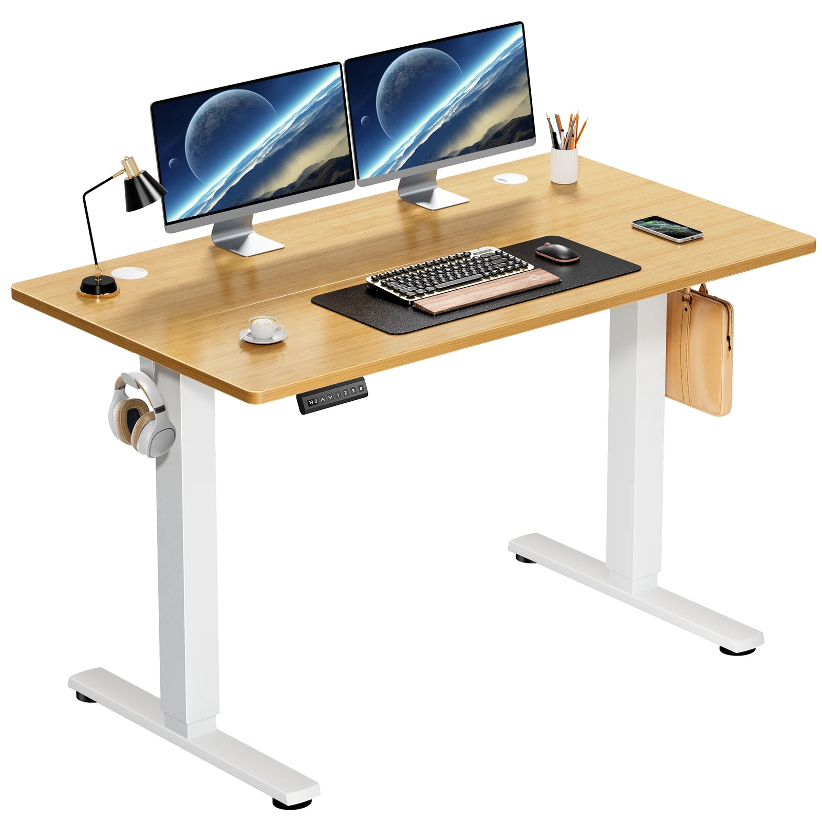 Height Adjustable Electric Desk 40x24 Inch Ergonomic