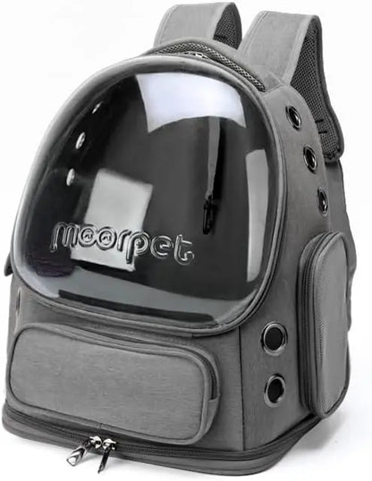 Transparent Cat Backpack: Space Capsule Design & Breathable