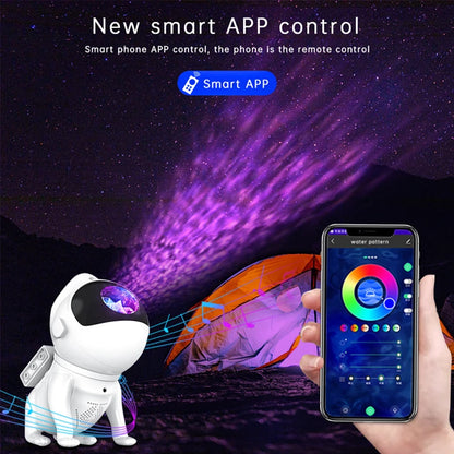 Astronaut Nebula Galaxy Light - Kids Night Projector Remote