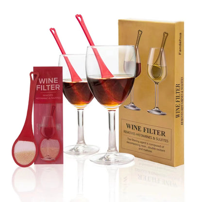 Red Wine Purifier 8-Pack: Eliminate Sulfites & Histamines